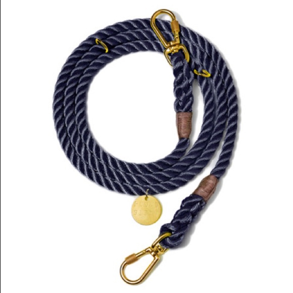 FOUND MY ANIMAL - Navy Rope Leash, Small